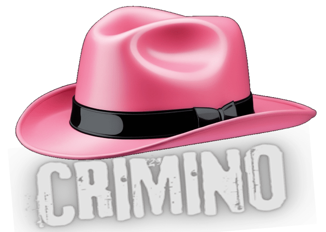 crimino true crime deutsch logo icon glocke hut simpel