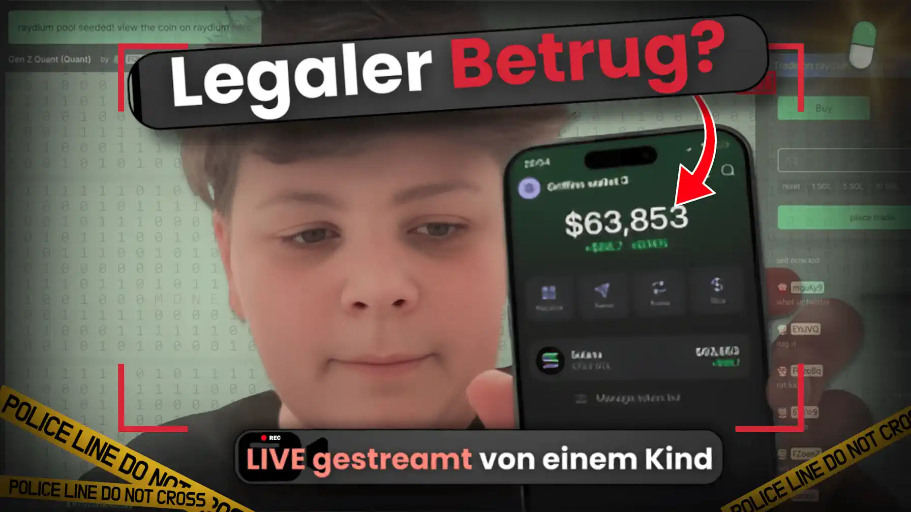 Wie ein 15 Jähriger $64000 machte – und alle austrickste Der Pump.fun Rugpull auf deutsch die Gen Z Quant abzocke (1)
