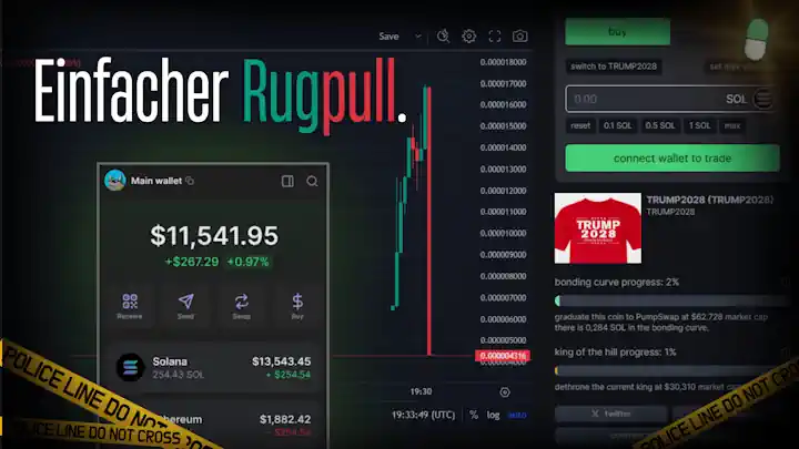 Rugpull krypto Wie Kriminelle Meme Coins Launchen und mit rug pull schnell $10k machen